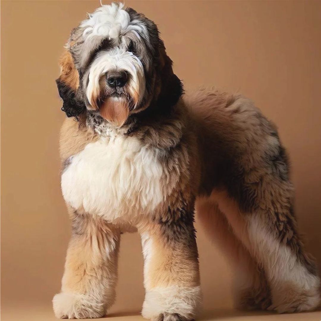 Big fashion curly dog breeds