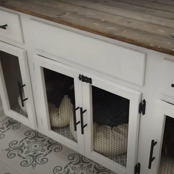 Image showcasing 11 DIY Dog Crate Plans That You Can Build Yourself Easily
